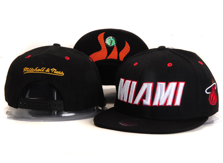 NBA Miami Heat MN Snapback Hat #90